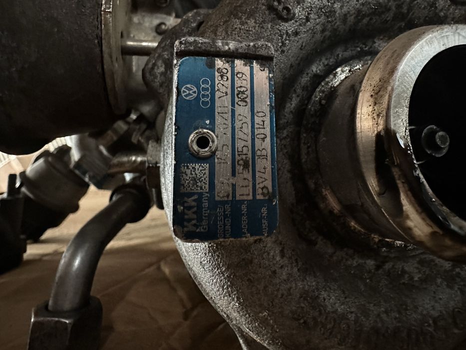 Турбо компресор турбина KKK 03l145702 D Audi Seat A4 Q5 A6 C6 A5
