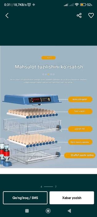 Inkubator 128 talik