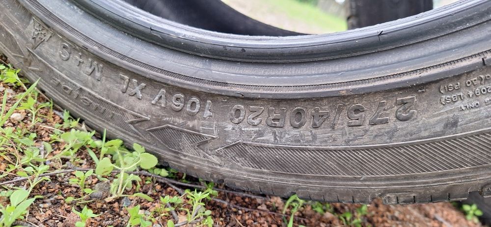 Зимни гуми спорт пакет от бмв х6 315 35 20 задни и 275 40 20 предни