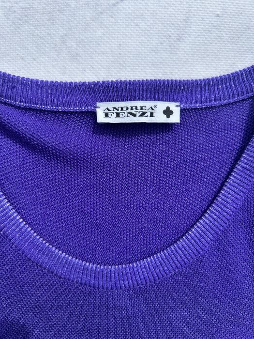 Pulover sfetar Andrea Fenzi made in Italy 100% lana merino extrafina