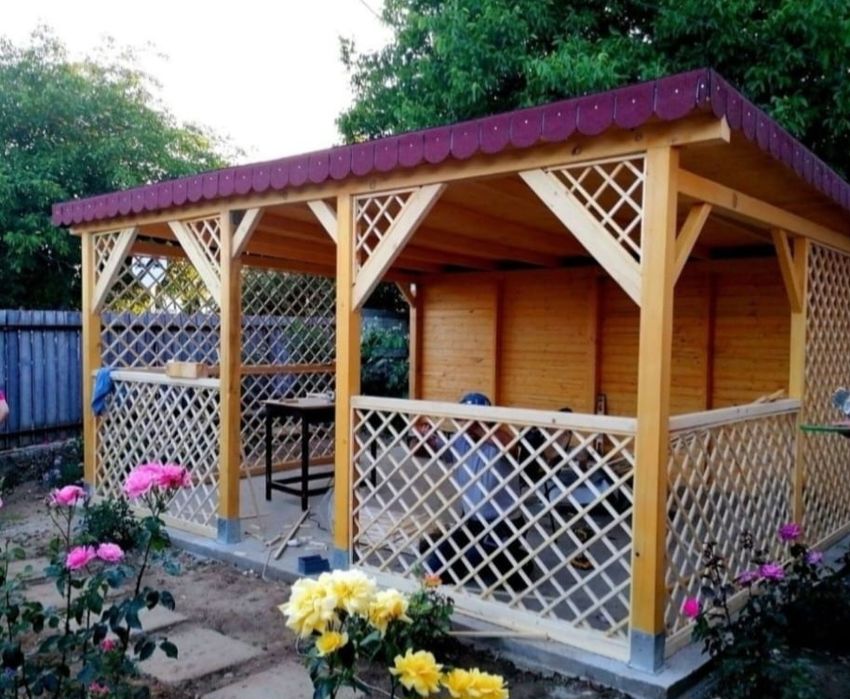 Foișor și terase mobilier și gradina