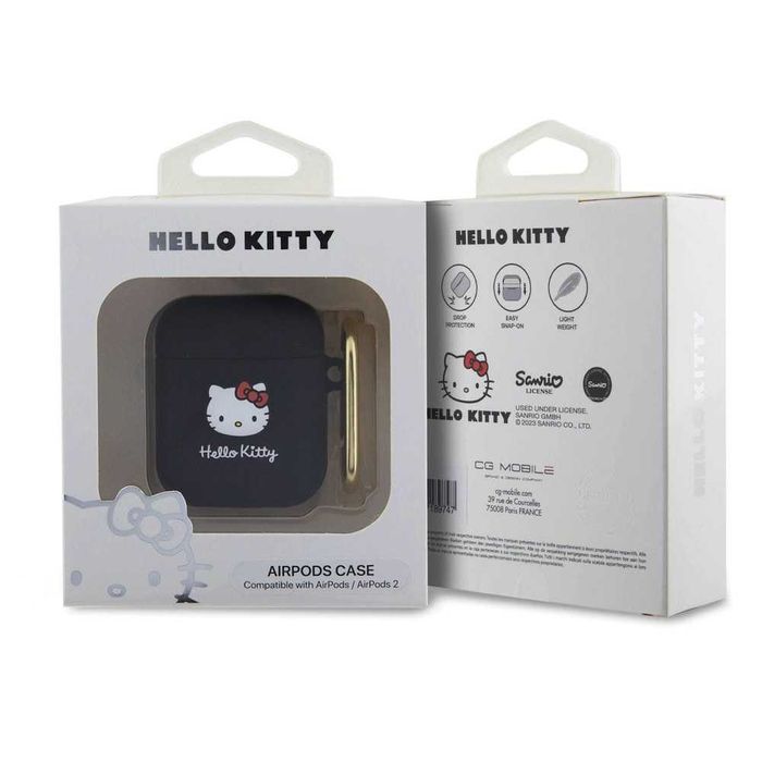 Силиконов гръб Hello Kitty Liquid за AirPods, AirPods Pro 2, AirPods 3