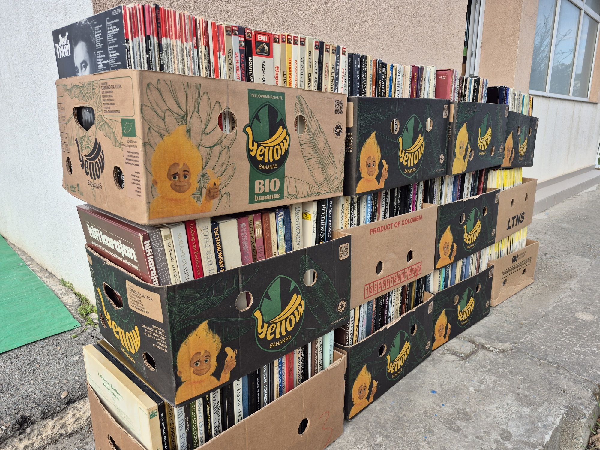 Vand Lot 5500 Lp Discuri vinil pick-up, colectie muzica clasică