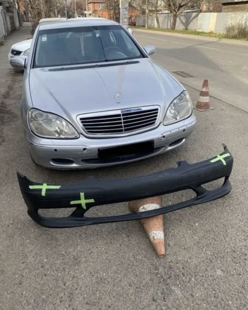 AMG бампер рестайлинг W220