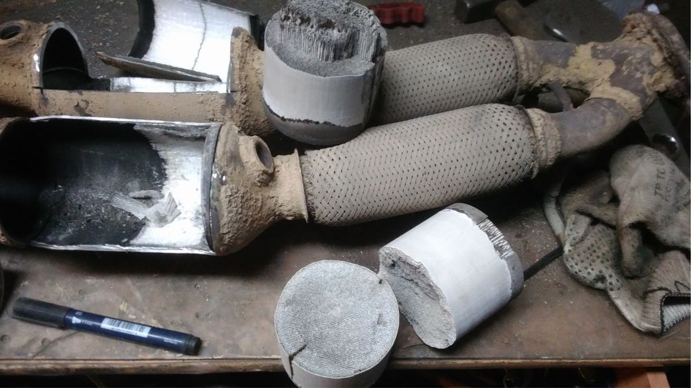 Удаление катализатора и прием