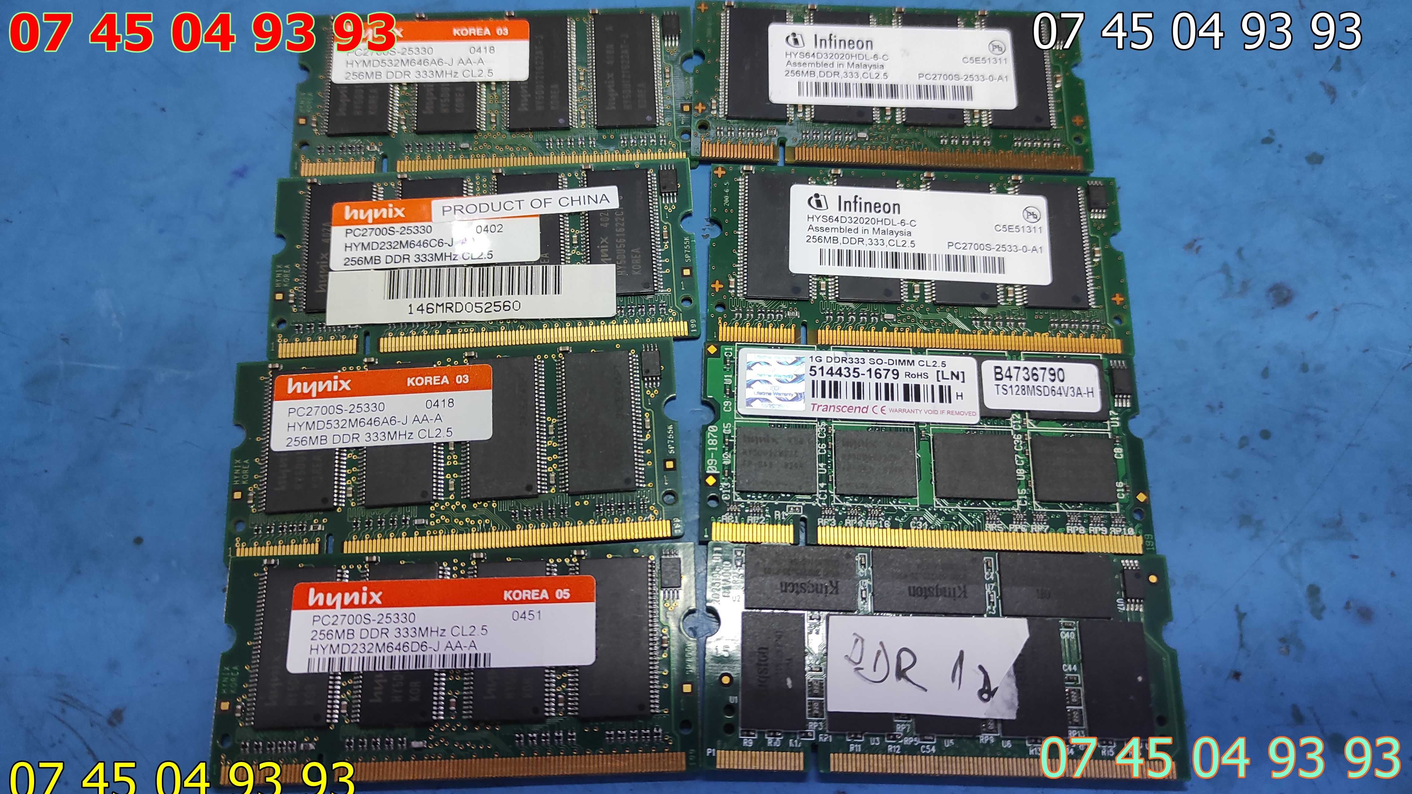 module ram laptopp DDR 1 si module SDRAM drona netestate