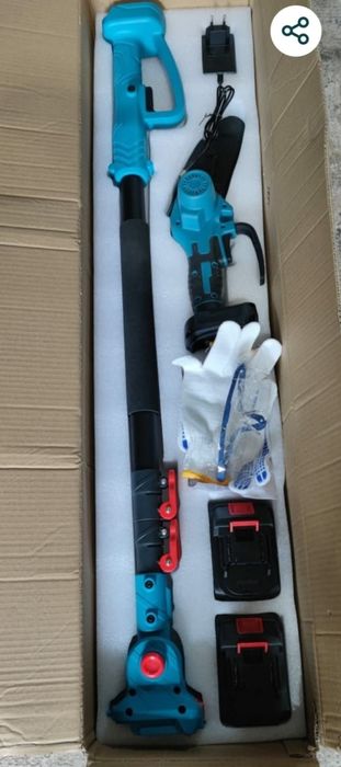 Mini drujba cu maner extensibil 2 acumulatori noua