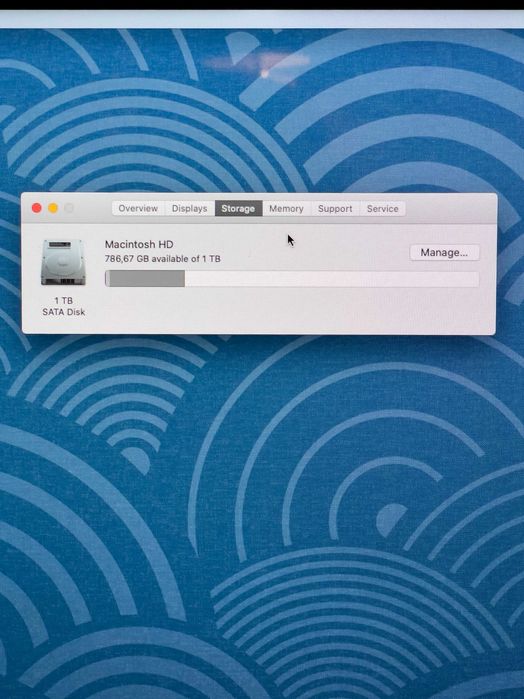 Apple iMac 2.7 GHz Quad-Core Intel Core i5 - 8Gb RAM 1 Tb SSD