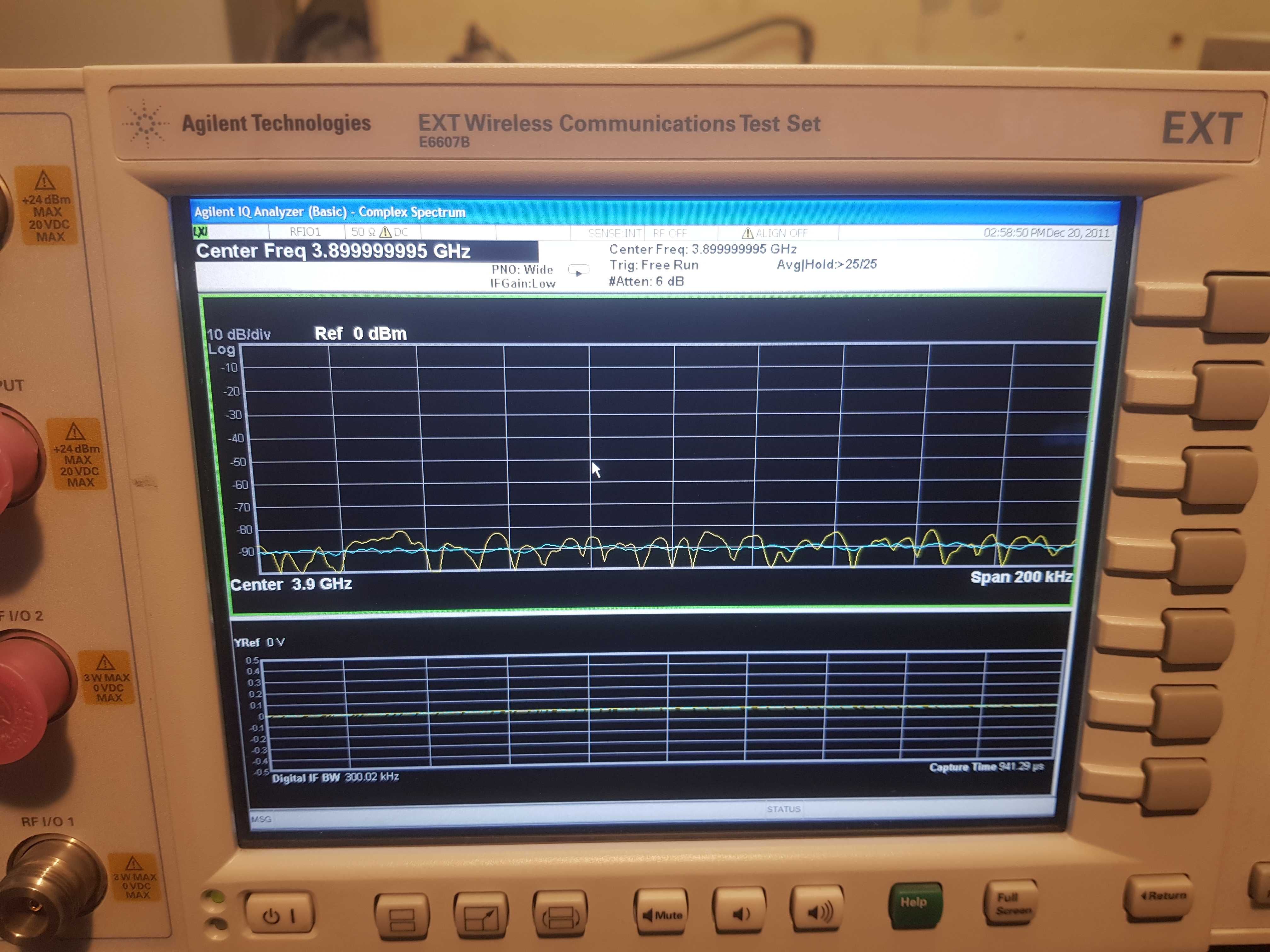 Agilent E6607B EXT Wireless Communications Test Set EXT-B Test Set