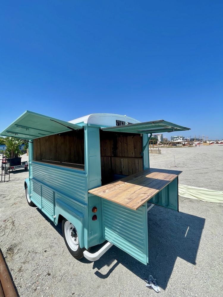 Vand Citroen Hy restaurat si transformat intr un food truck vintage.