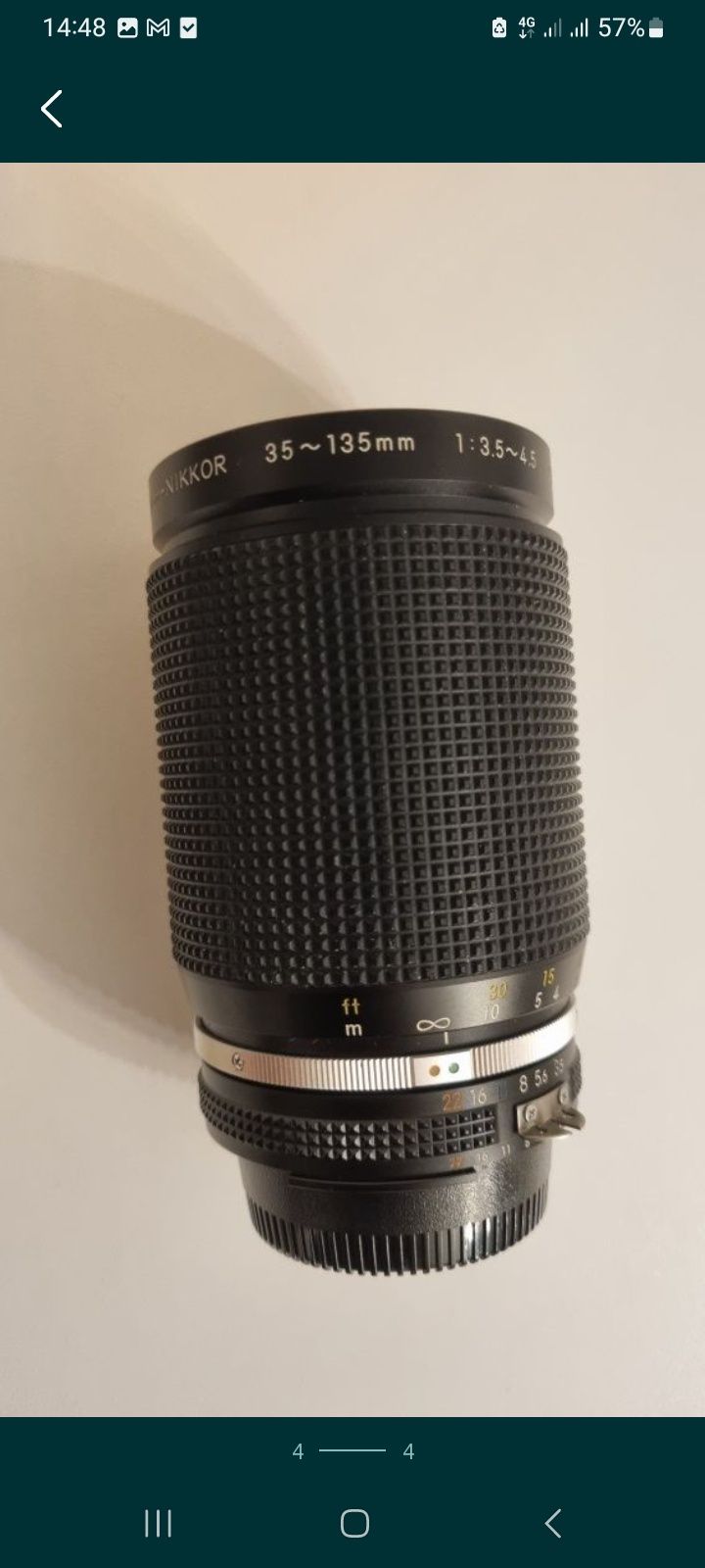 Obiectiv Nikon Nikkor 35-135mm f/3.5-4.5  Macro NOU Nefolosit
