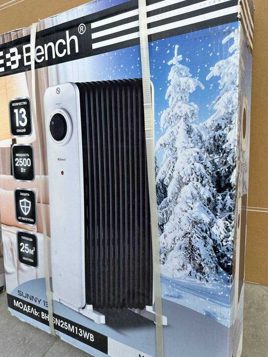 Обогреватель Масляный Bench Антизамерзания и Защита от Перегрева!