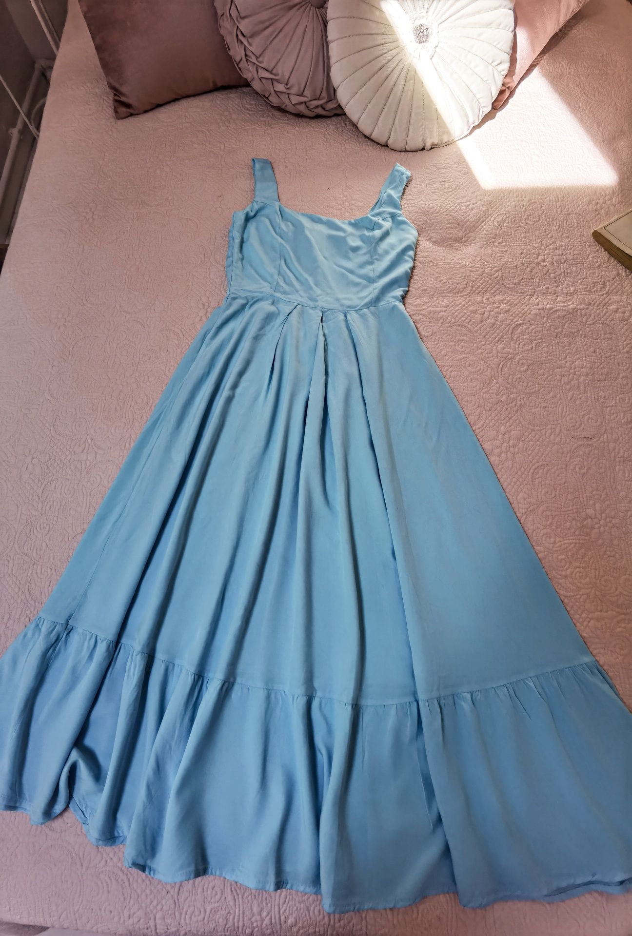 Rochie turquoise, mărimea xs-s plus cadou