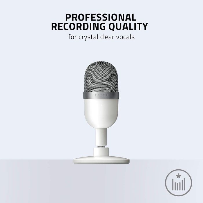 Microfon gaming Razer Seiren Mini, Alb mercury,sigilat