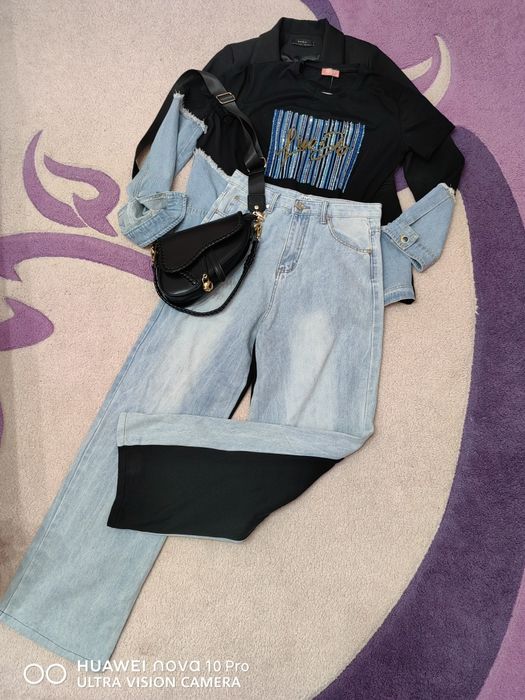 Сет Liu Jo (сако,блузка и дънки)