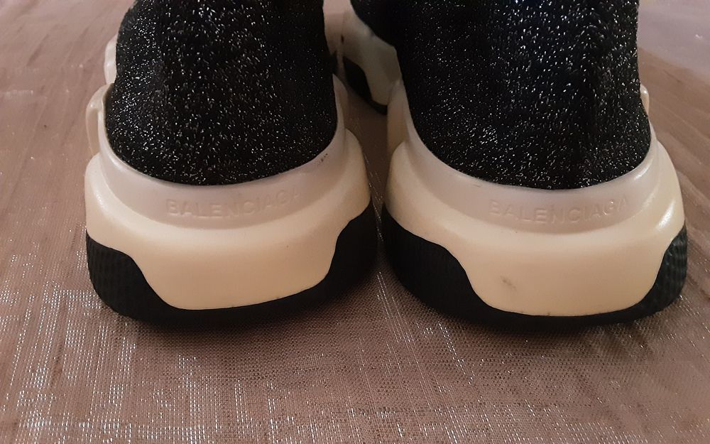 (38) BALENCIAGA glitter спортни боти