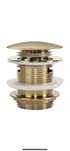 Ventil Rea pentru cada cu preaplin sistem click clack gold brush