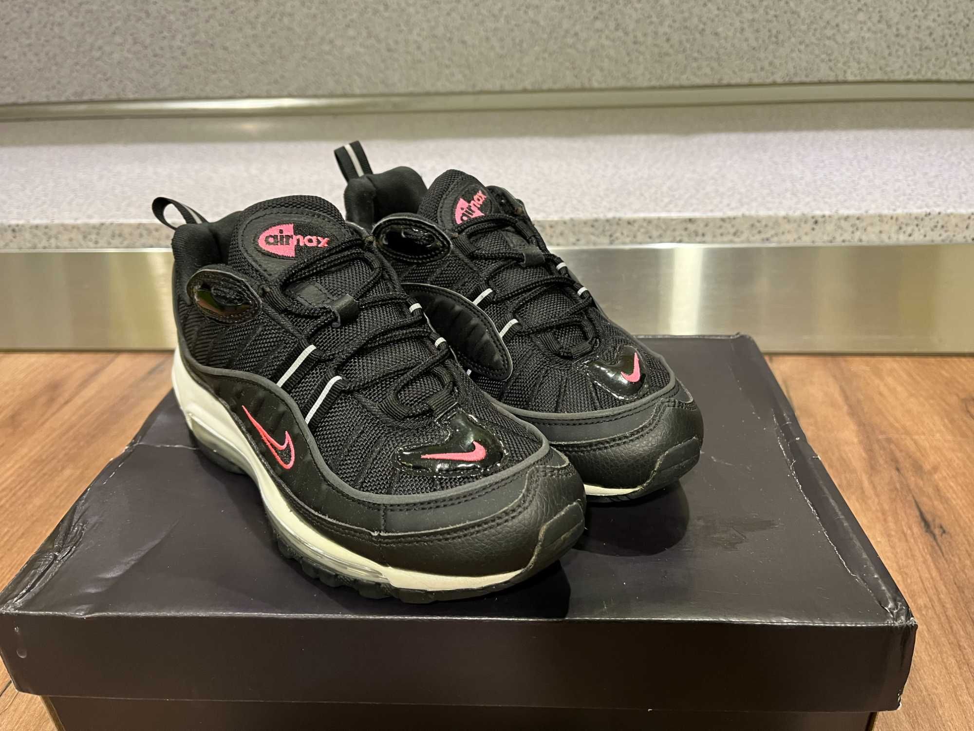 ОРИГИНАЛНИ *** Nike Air Max 98 Reflective /  Black Pink