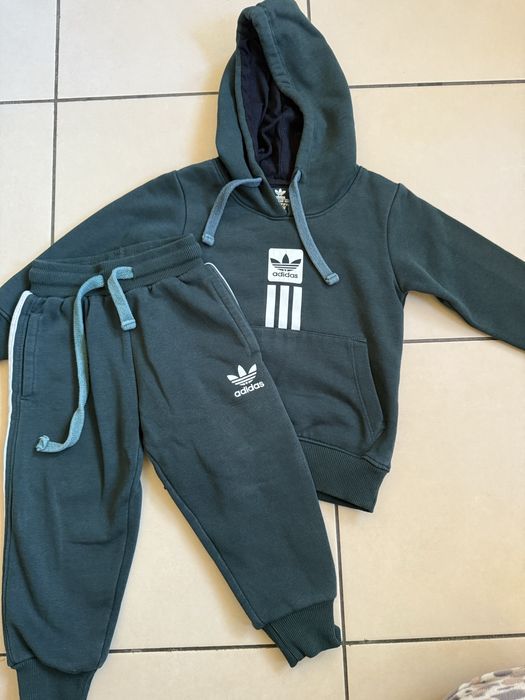 Детский костюм очень теплый худи и штаны с начесом 18-24, 2-3 года