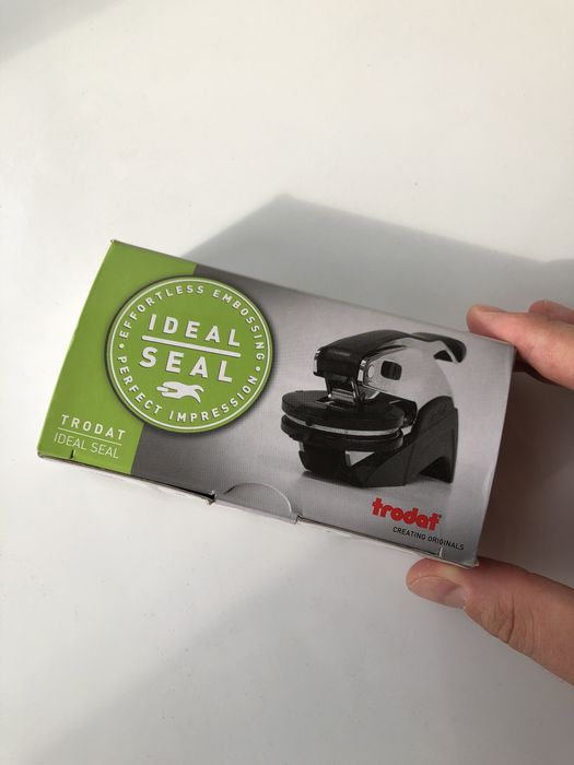 Ștampilă timbru sec Trodat Ideal Seal – rotundă, Ø 51 mm