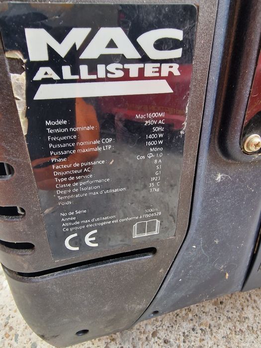 Generator  monofazic 1,6 kw Mitsubishi