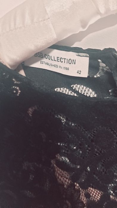 Rochie de seara din catifea dantelata BSB