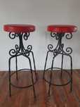 Scaune de bar din fier forjat