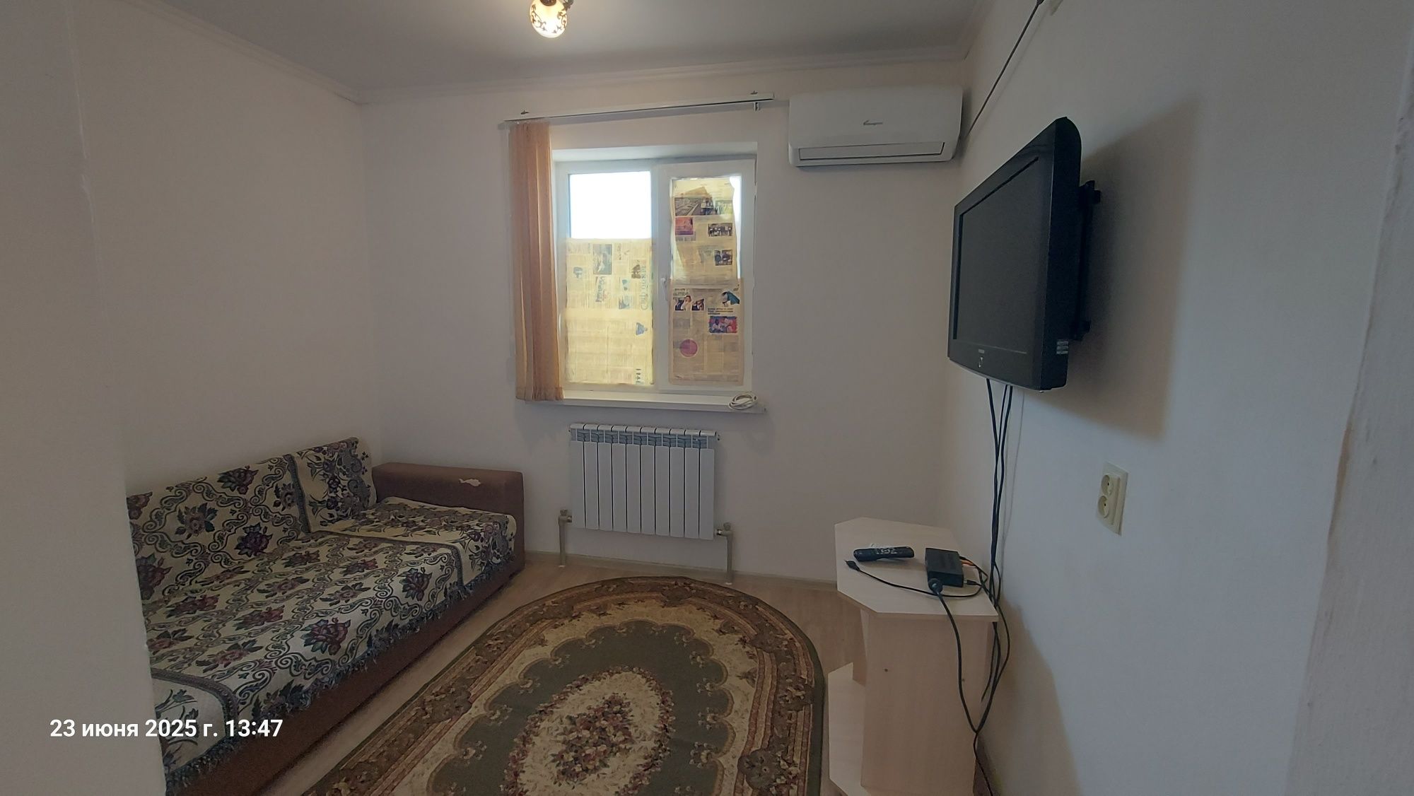 Орталықта барлық жағдай жасалған 2 бөлмелі пәтер жалға беріледі.