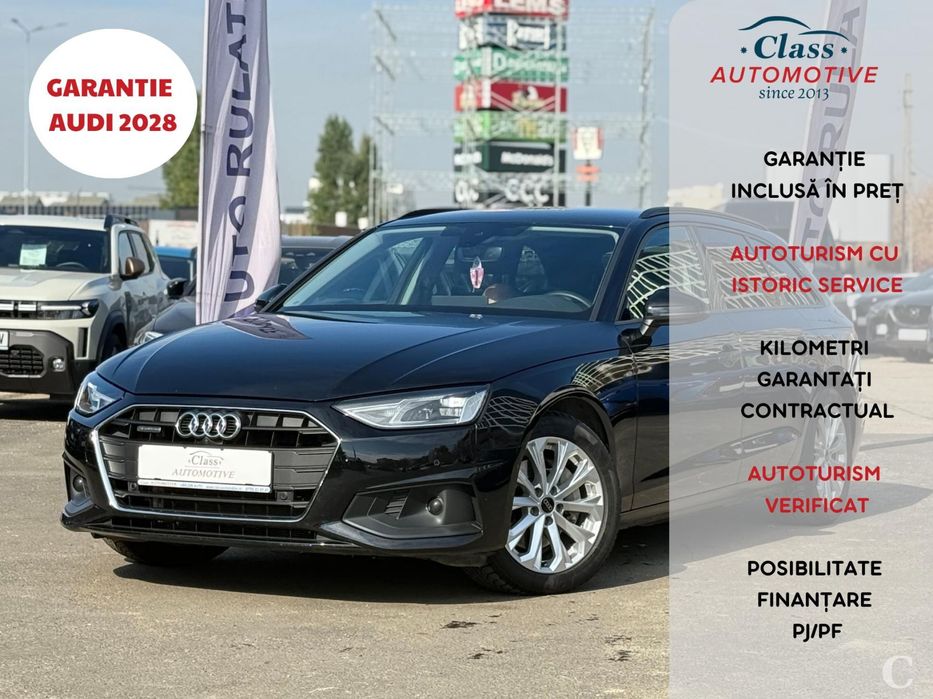 Audi A4 Audi A4 40TDI QUATTRO 2.0 204 CP  MHEV 2024 Istoric Garantie Audi 2028