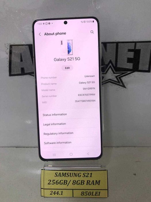 Samsung s21(ctg)staramanet