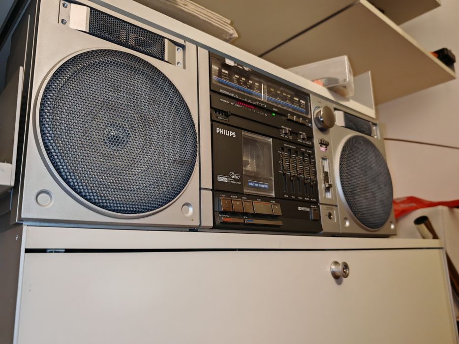 Vând casetofon Philips D8534 - 1986, stereo, Radio 4 benzi