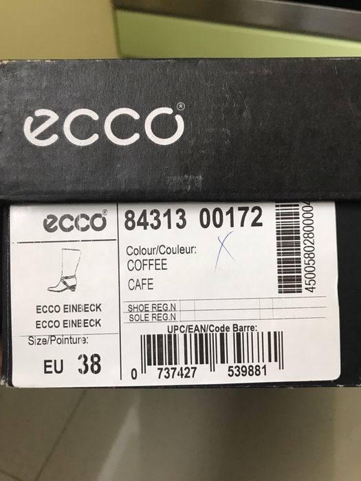 Дамски ботуши ECCO 38 номер