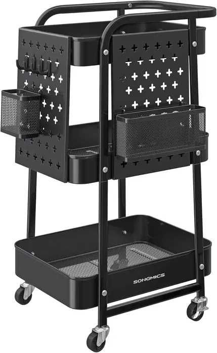 Метална, количка за напитки налична в два размера и цвята