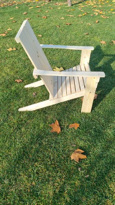 Scaun de gradina din lemn masiv (fotoliu)