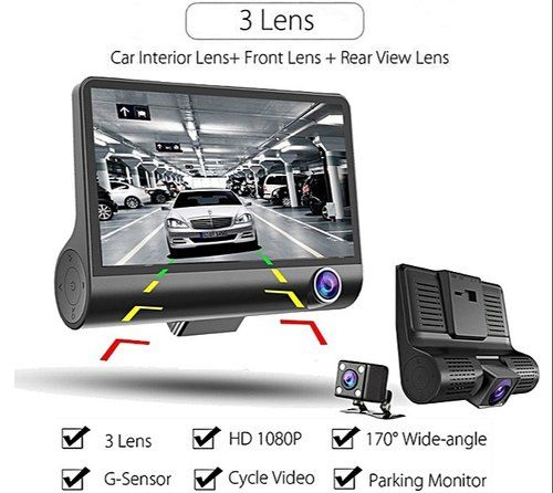 Видеорегистратор Amio – HD DVR VIDEO CAR DVR + Камера за задно виждане