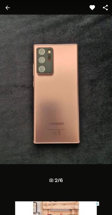 Note 20 ultra 5g dual 512