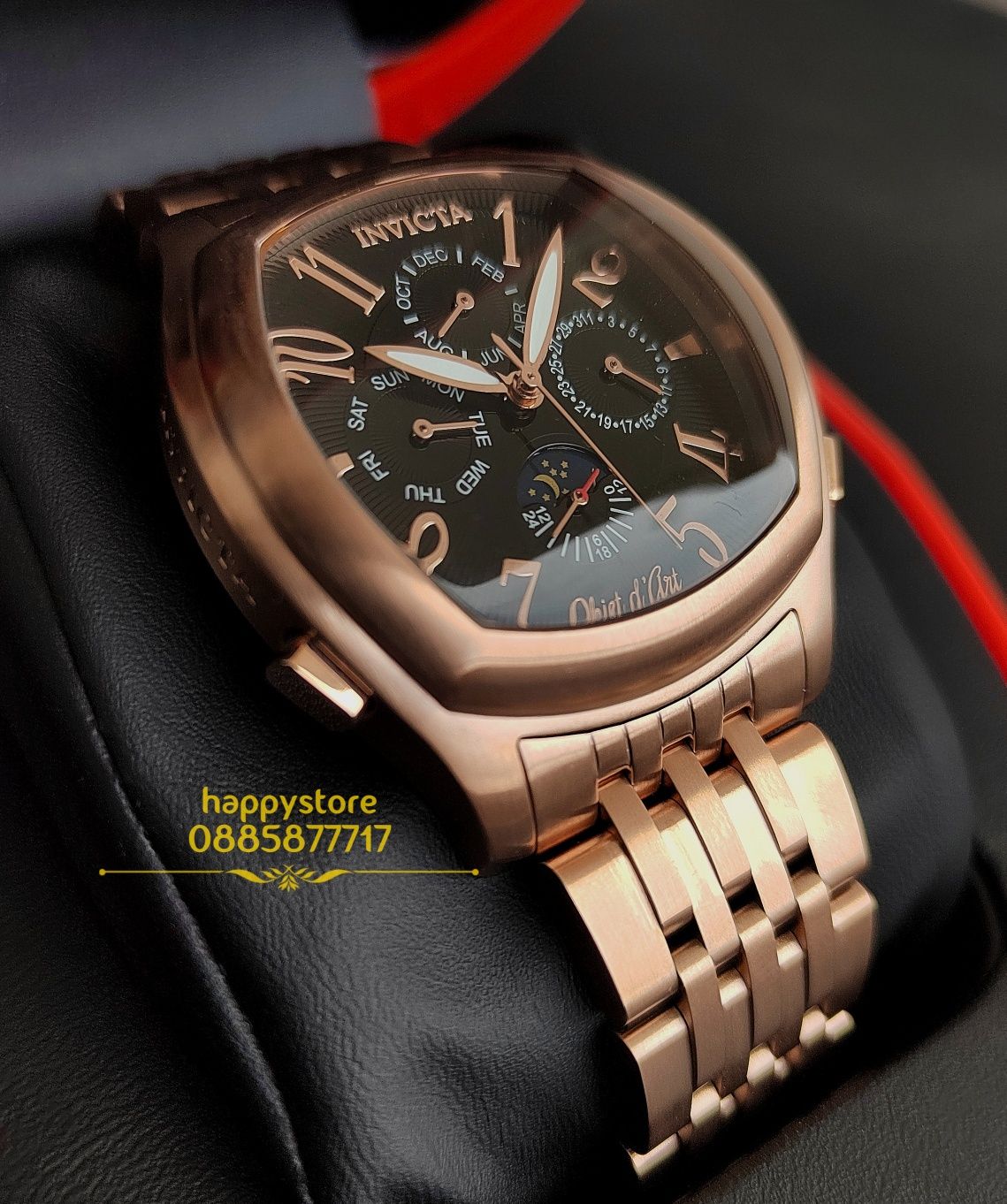 часовник INVICTA Object D Art automatic Rose Gold 44 mm, Инвикта нов