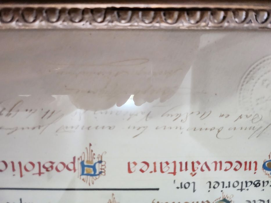 Tablou papa pius Xll din 1939 semnat