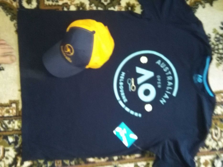 Футболка теннис из Австралии с кепкой в комплекте AUSTRALIA OPEN  2XL