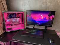 Геймърски компютър RTX 3070 Asus strix white editon 32GB ram