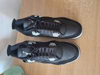 Jordan 4 black canvas