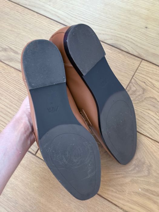 Мокасини Zara с противопрахова торбичка