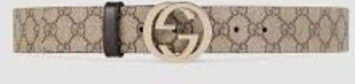 Curea Gucci new model import Italia, logo metalic, saculet