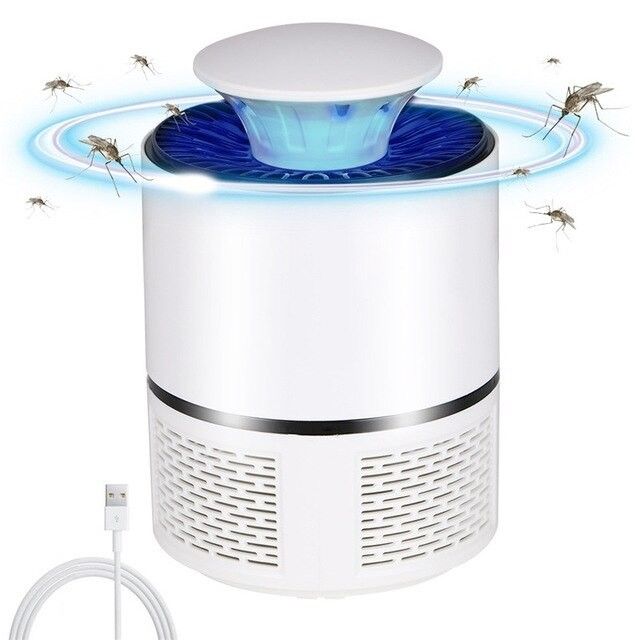 Электро ловушка USB Mosquito Killer-Уничтожитель комаров ультразвук