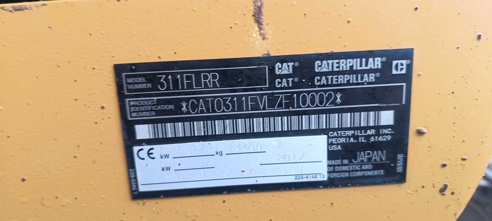 Excavator cat 311
