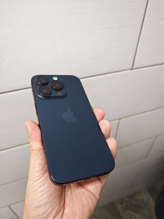 iPhone 15 Pro Blue 96%Bat 128GB Că Nou totul original liber retea