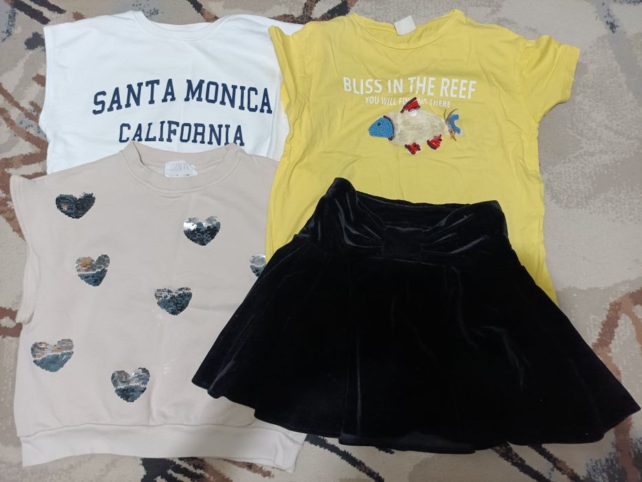 Лот дрехи за момиче Zara р140