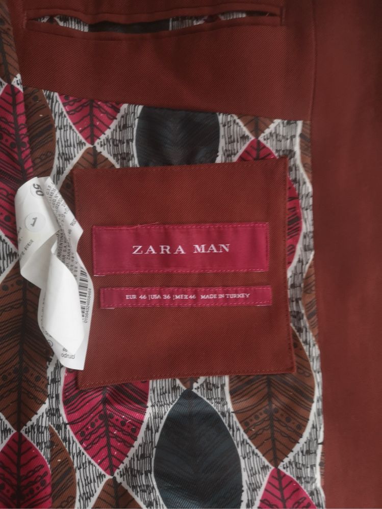 Sacou casual zara maro