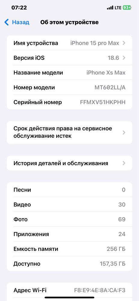 Iphone xs max ideal
