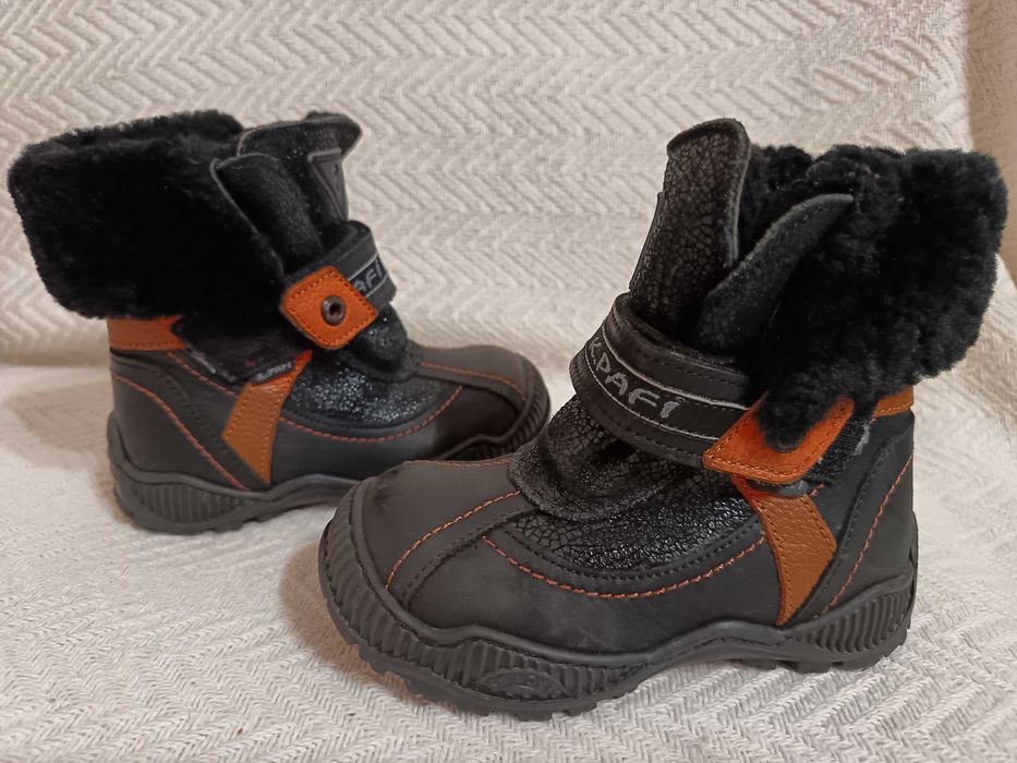 Ghete de iarna din piele naturala+piele întoarsă masura24